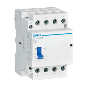 NCH8-M modular contactor with manual operation 16-63A